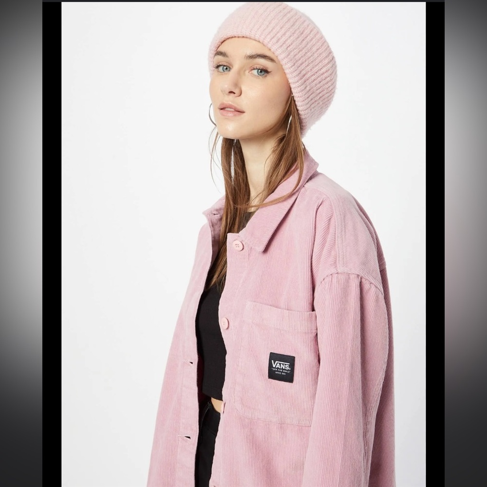 Vans Women's Pink Corduroy Jacket Size Xsmall - Picture 2 of 9